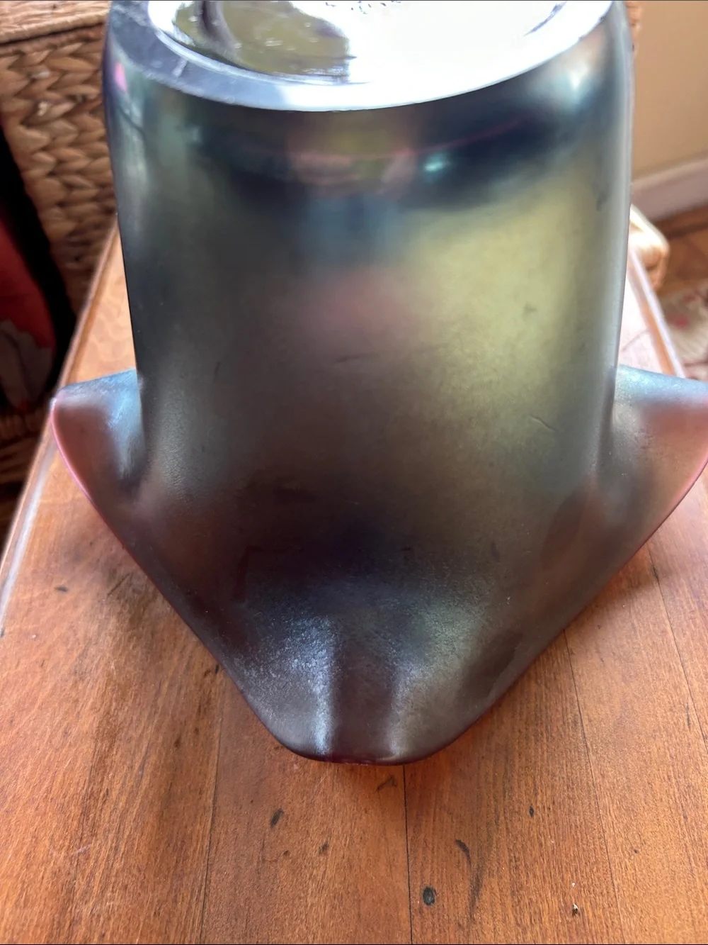 Antique Imperial Glass Company Imperial Jewels Pearl Amethyst Stretch Glass Vase